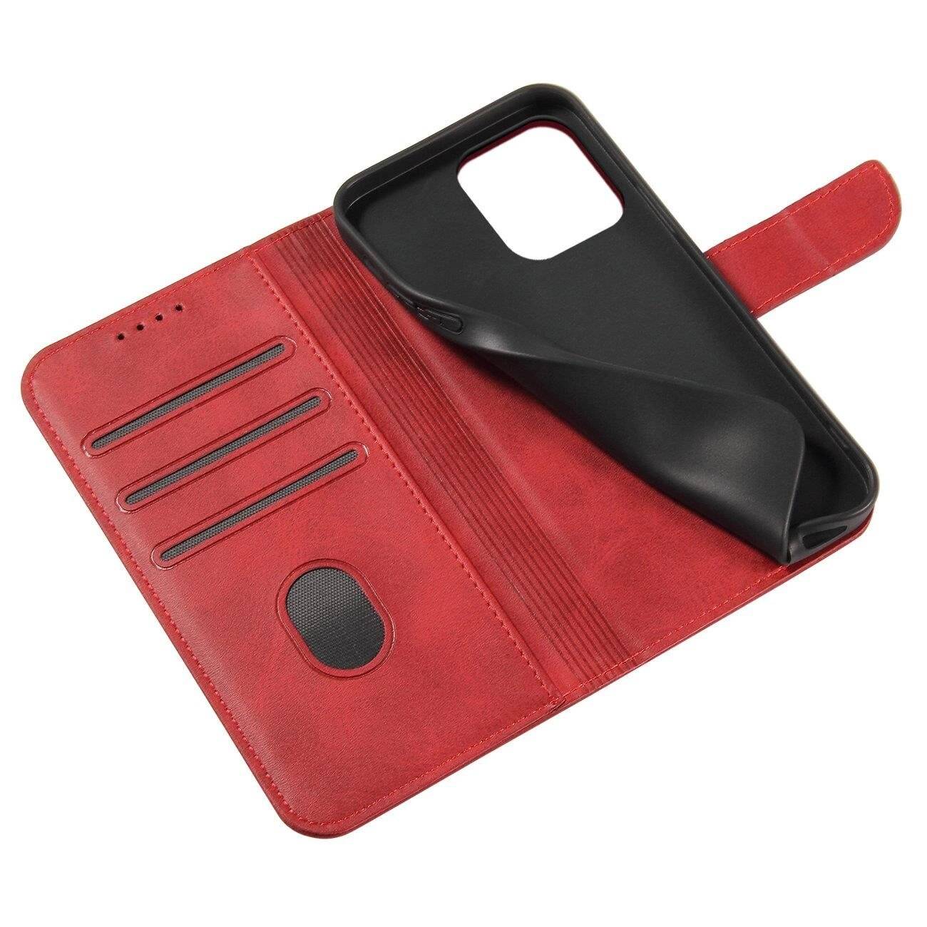 Magnet Case Hülle Samsung Galaxy S23+ Flip Cover Wallet Stand rot