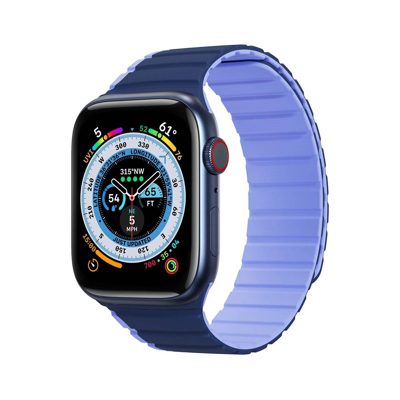 Magnetisches Apple Watch Ultra, SE, 9, 8, 7, 6, 5, 4, 3, 2, 1 49, 45, 44, 42 mm Dux Ducis Armband