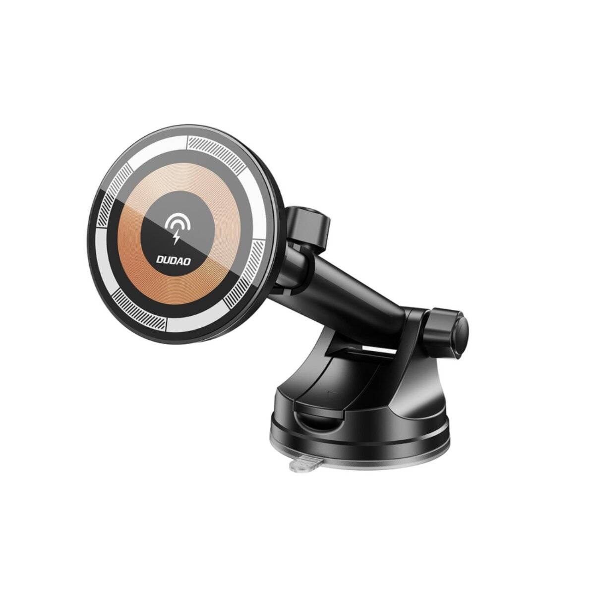 Dudao F12MAX+ Magnetische Autohalterung mit MagSafe-Induktionsladegerät 15 W, für Cockpit & Lüftung, Schwarz
