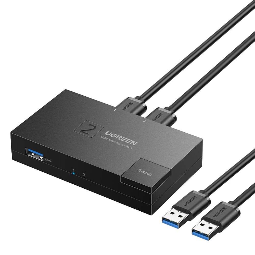 Schalter USB 3.0 bidirektionaler Ugreen CM618 - schwarz