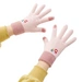 Winter-Telefonhandschuhe Damen einem Schneemann Weihnachtsbaum – rosa Winter-Telefonhandschuhe Damen einem Schneemann Weihnachtsbaum – rosa