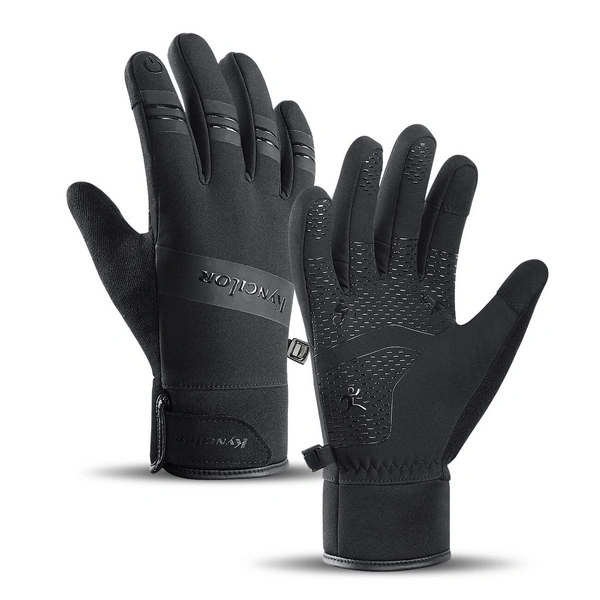 Isolierte Sport-Handyhandschuhe Größe M – schwarz Isolierte Sport-Handyhandschuhe Größe M – schwarz
