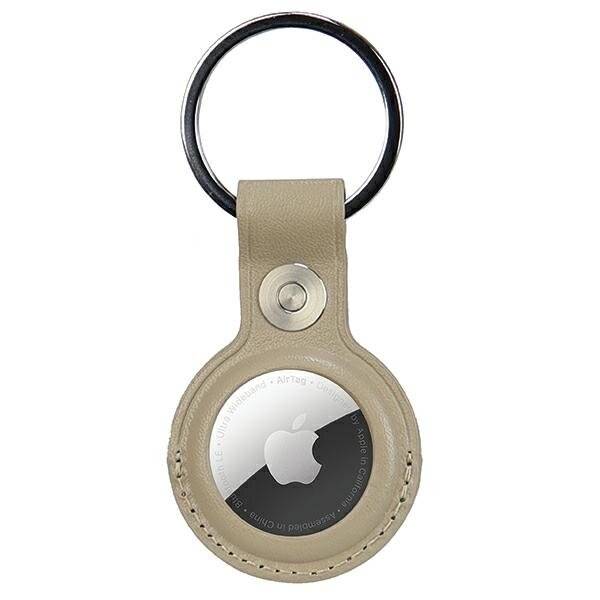 Audi AirTag-Hülle Kunstleder – Beige