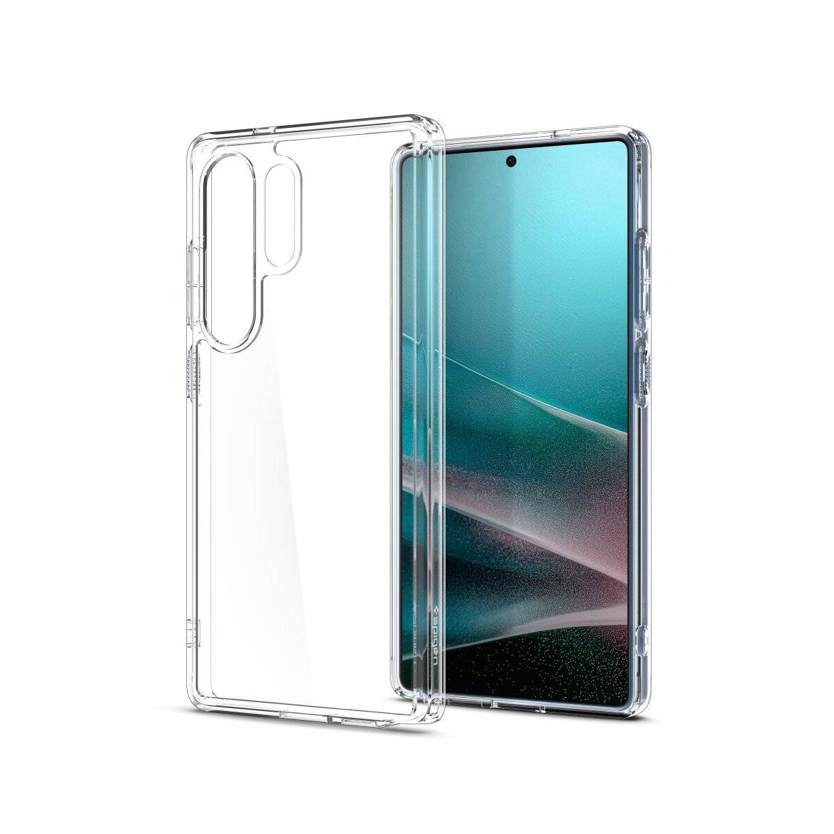 Spigen Ultra HybridHülle Kompatibel mit Samsung Galaxy S25 Ultra transparent