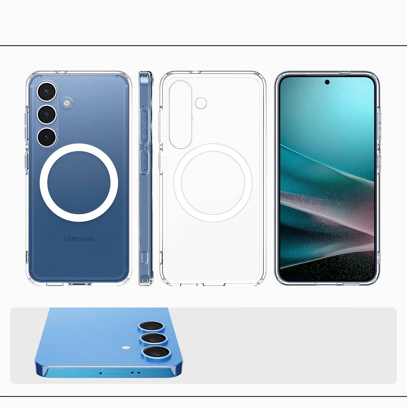 Spigen Ultra Hybrid Mag Hülle Samsung Galaxy S25+ – transparent