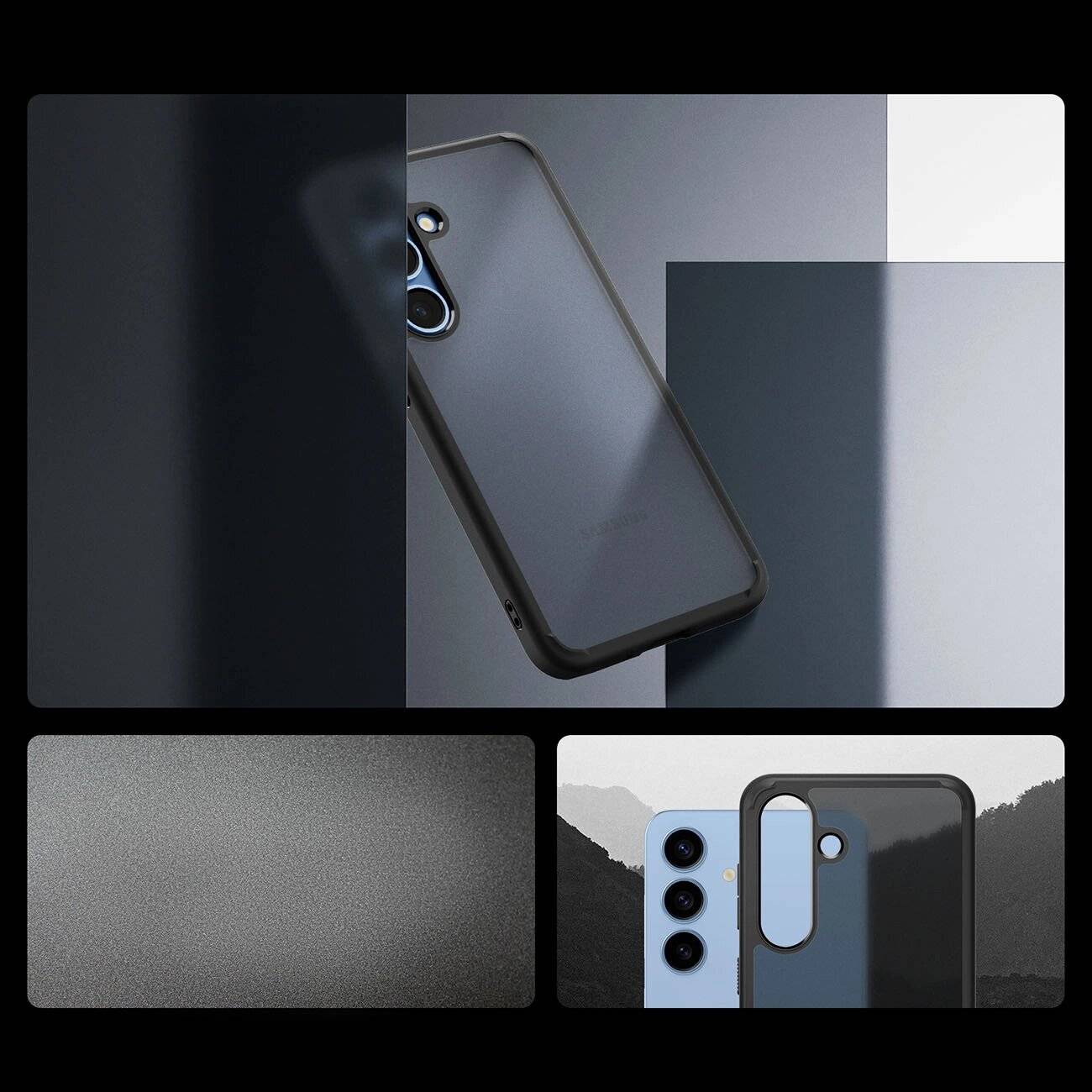 Spigen Ultra Hybrid-Hülle Samsung Galaxy S25 – Schwarz