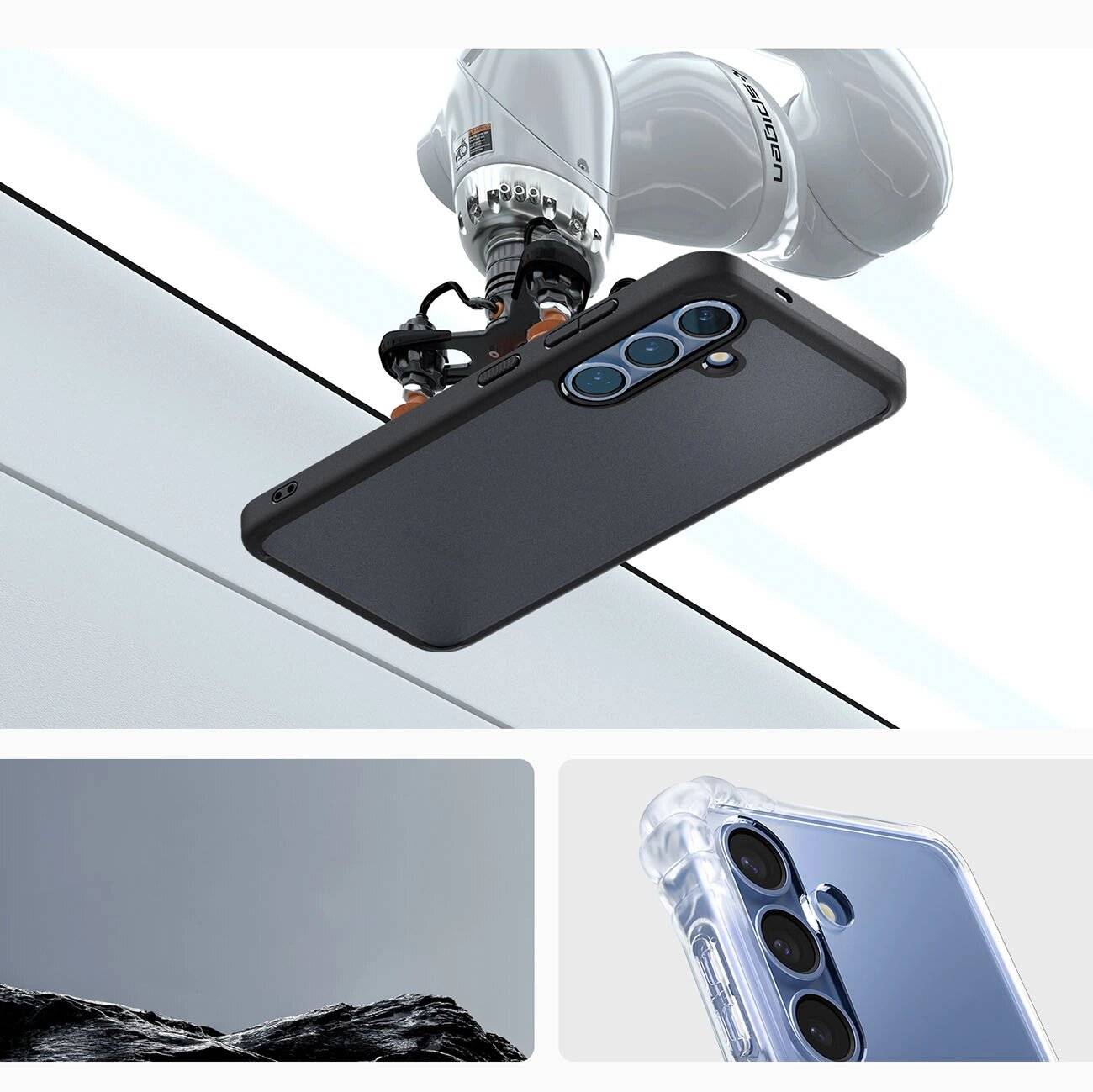 Spigen Ultra Hybrid-Hülle Samsung Galaxy S25 – Schwarz