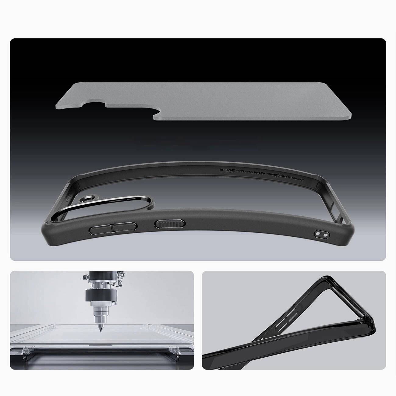 Spigen Ultra Hybrid-Hülle Samsung Galaxy S25 – Schwarz