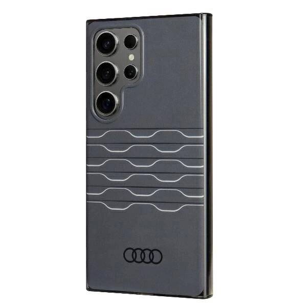 Audi IML Geometrisches Muster Case S24 Ultra S928 schwarz/schwarz Hardcase AU-IMLS24U-A6/D3-BK
