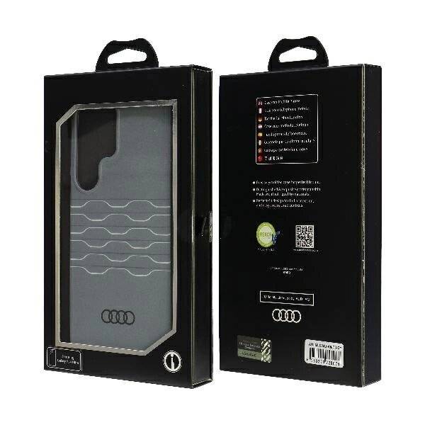 Audi IML Geometrisches Muster Case S24 Ultra S928 grau/grau Hardcase AU-IMLS24U-A6/D3-GY