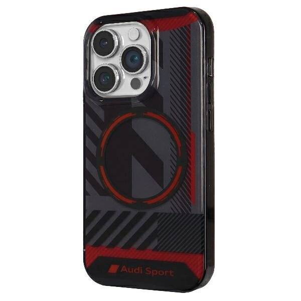 Audi IML Sport MagSafe Hülle iPhone 14 Pro Max 6,7″ schwarz/schwarz Hardcase