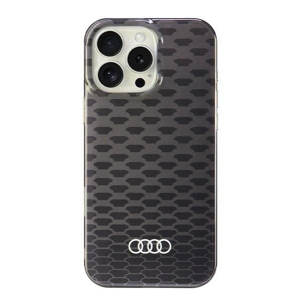 Audi IML Stitching Pattern MagSafe iPhone 16 Pro Max 6,9″ schwarz/schwarz Hardcase