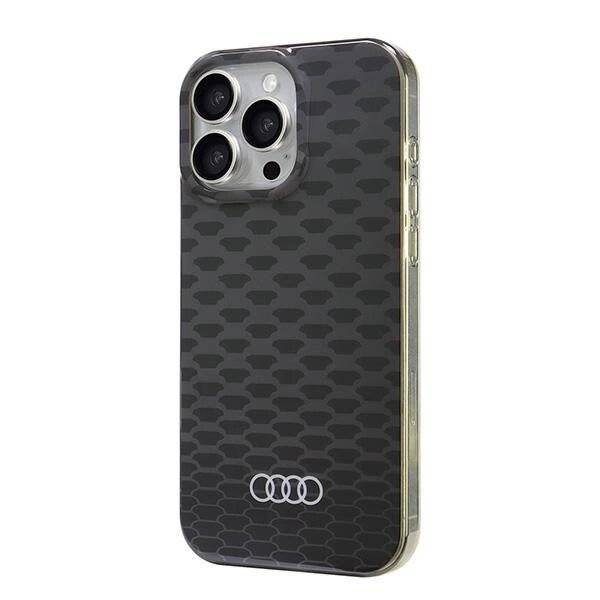 Audi IML Stitching Pattern MagSafe iPhone 16 Pro Max 6,9″ schwarz/schwarz Hardcase