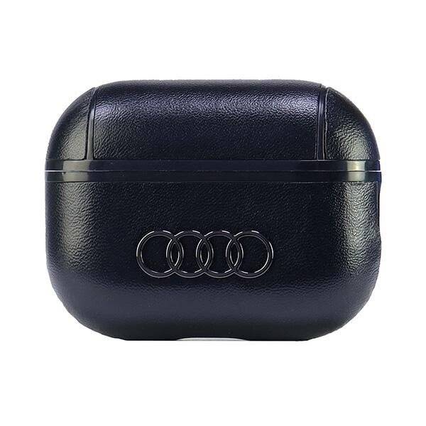Audi Leder Big Logo AirPods Pro 2 Hülle schwarz/schwarz AU-APP2-GT/D3-BK