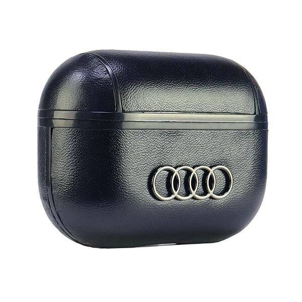 Audi Leder Big Logo AirPods Pro 2 Hülle schwarz/schwarz AU-APP2-GT/D3-BK
