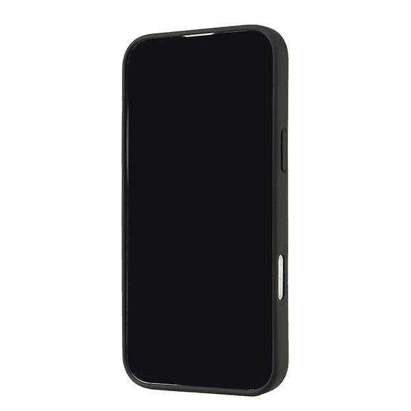 Audi Silikonhülle iPhone 16 Pro Max 6,9″ schwarz/schwarz Hardcase AU-LSRIP16PM-Q3/D1-BK