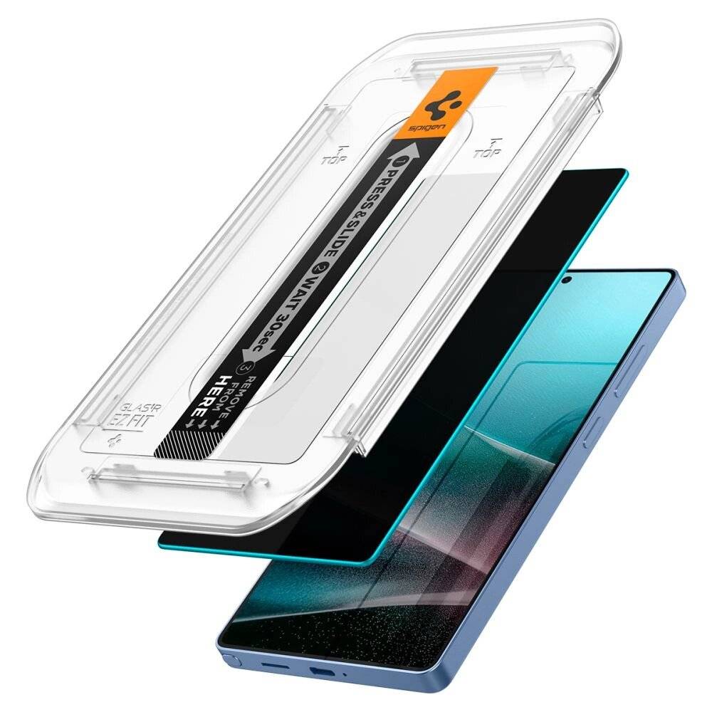 Spigen Glas.TR "Ez Fit" Privacy 2er-Pack Samsung Galaxy S25 Ultra