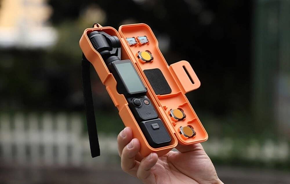 Sunnylife Schutzhülle mit Riemen für Osmo Pocket 3 (orange)