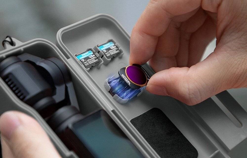 Sunnylife Schutzhülle mit Riemen für Osmo Pocket 3 (orange)