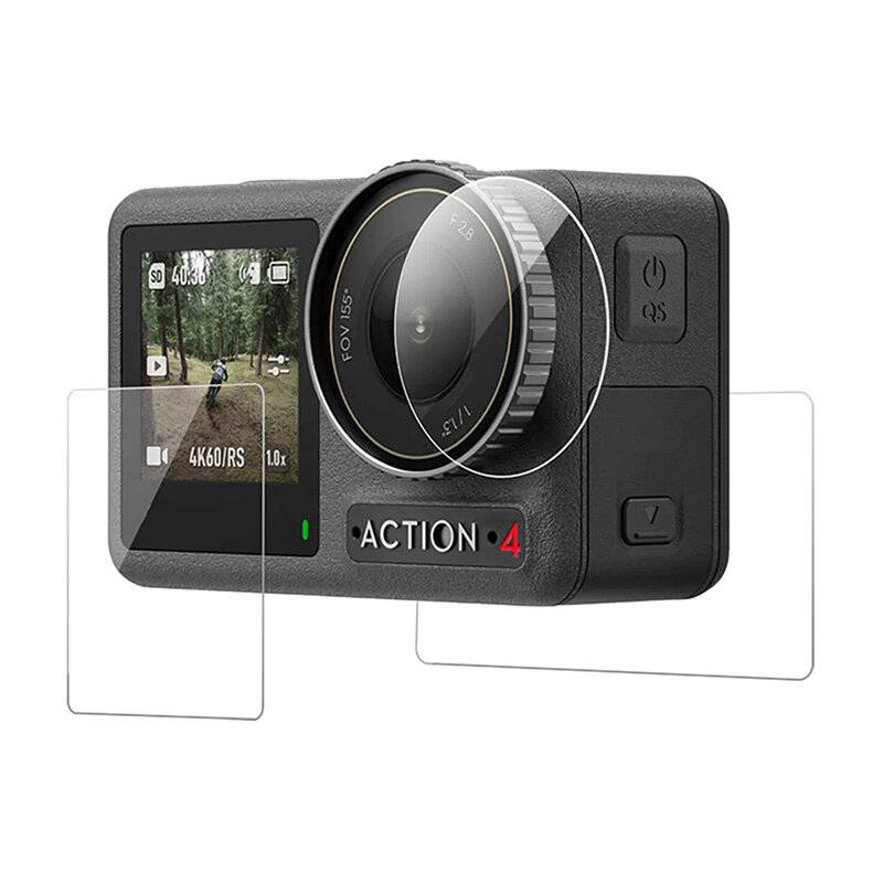 TELESIN gehärtetes Glas für DJI Osmo Action 5/4/3