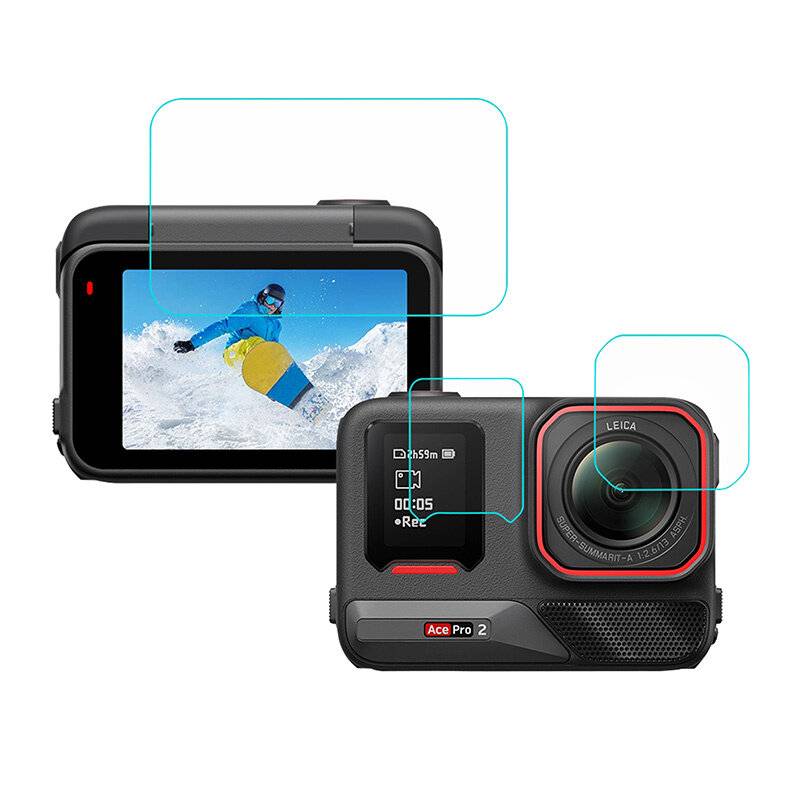 Puluz 3-in-1-Schutzfolie für Insta 360 Ace Pro 2