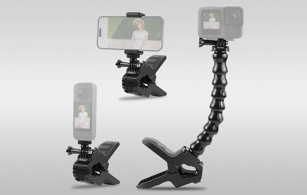 Verstellbare Halterung für Sporotomkameras Puluz mit Klemme