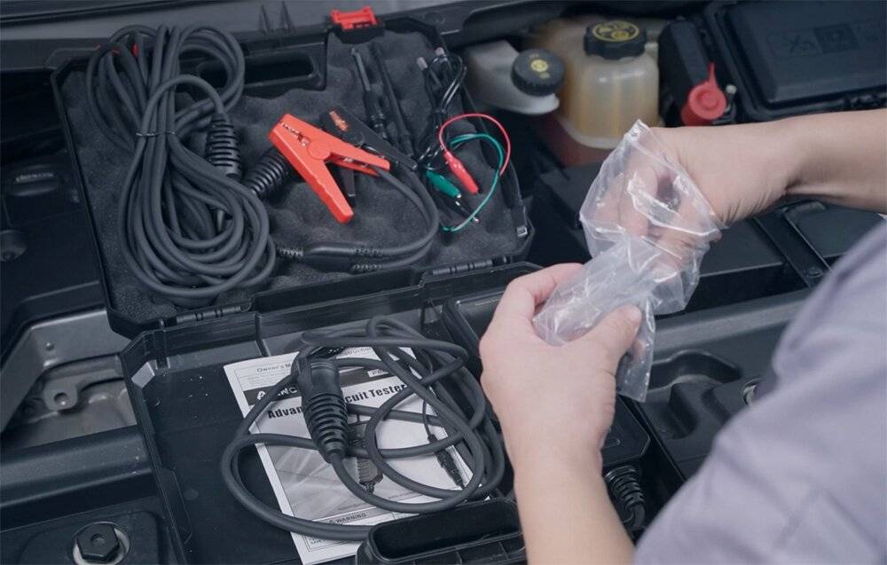 Ancel PB600 Stromkreisprüfgerät, 12-24V Diagnosesystem, 2,4 Zoll TFT-Display