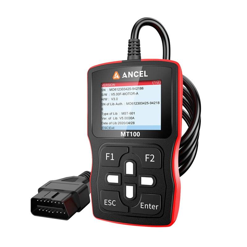 Ancel MT100 Motorrad-Diagnosegerät für Honda, Suzuki, Yamaha, Motor & ABS-Systeme