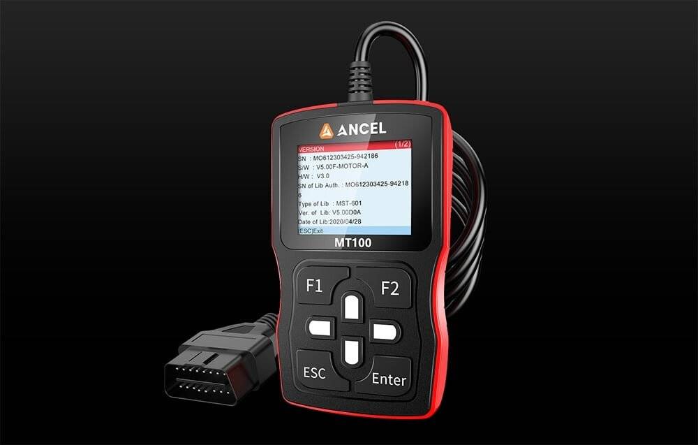 Ancel MT100 Motorrad-Diagnosegerät für Honda, Suzuki, Yamaha, Motor & ABS-Systeme