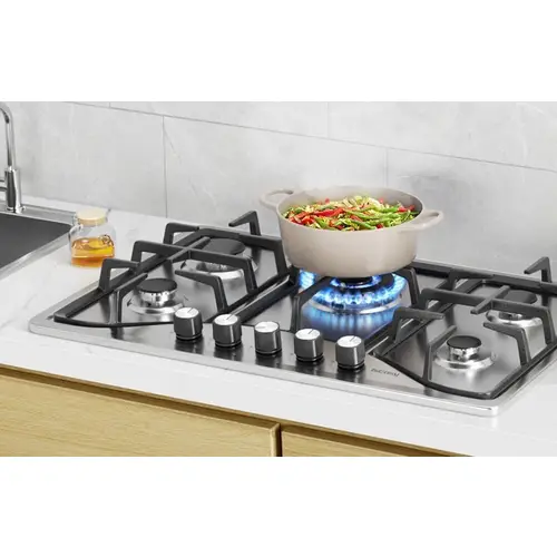 IsEasy MGBS-765 Gas-Kochfeld aus Edelstahl IsEasy MGBS-765 Gas-Kochfeld aus Edelstahl