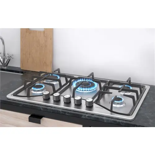IsEasy MGBS-765 Gas-Kochfeld aus Edelstahl IsEasy MGBS-765 Gas-Kochfeld aus Edelstahl
