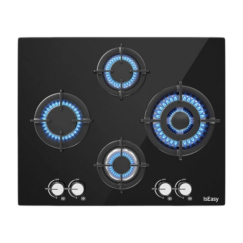 IsEasy MGBG-604B Glas-Gas-Kochfeld IsEasy MGBG-604B Glas-Gas-Kochfeld