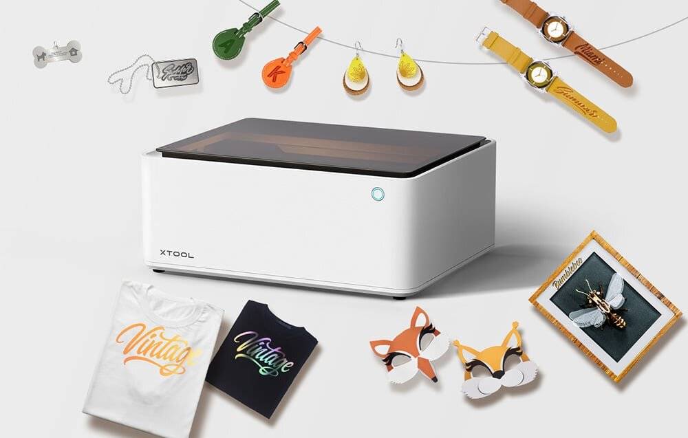 2-in-1-Lasergraviermaschine xTool M1 10W