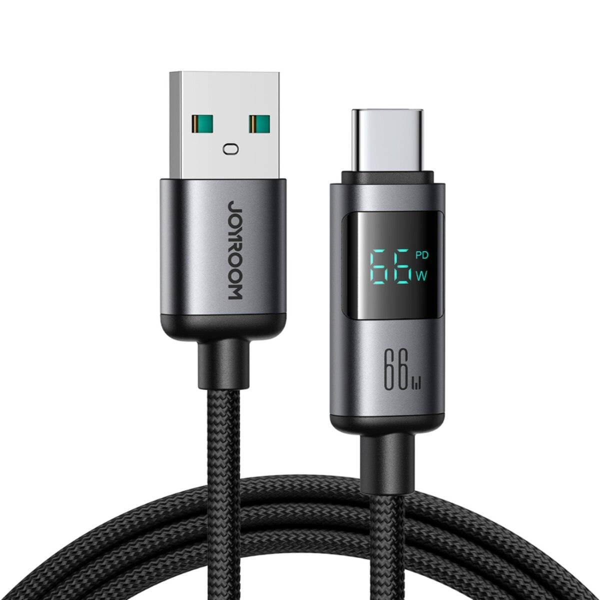 Joyroom S-A16 Pro Prism Series 66W USB-A - USB-C Kabel Display 1,2m Schwarz