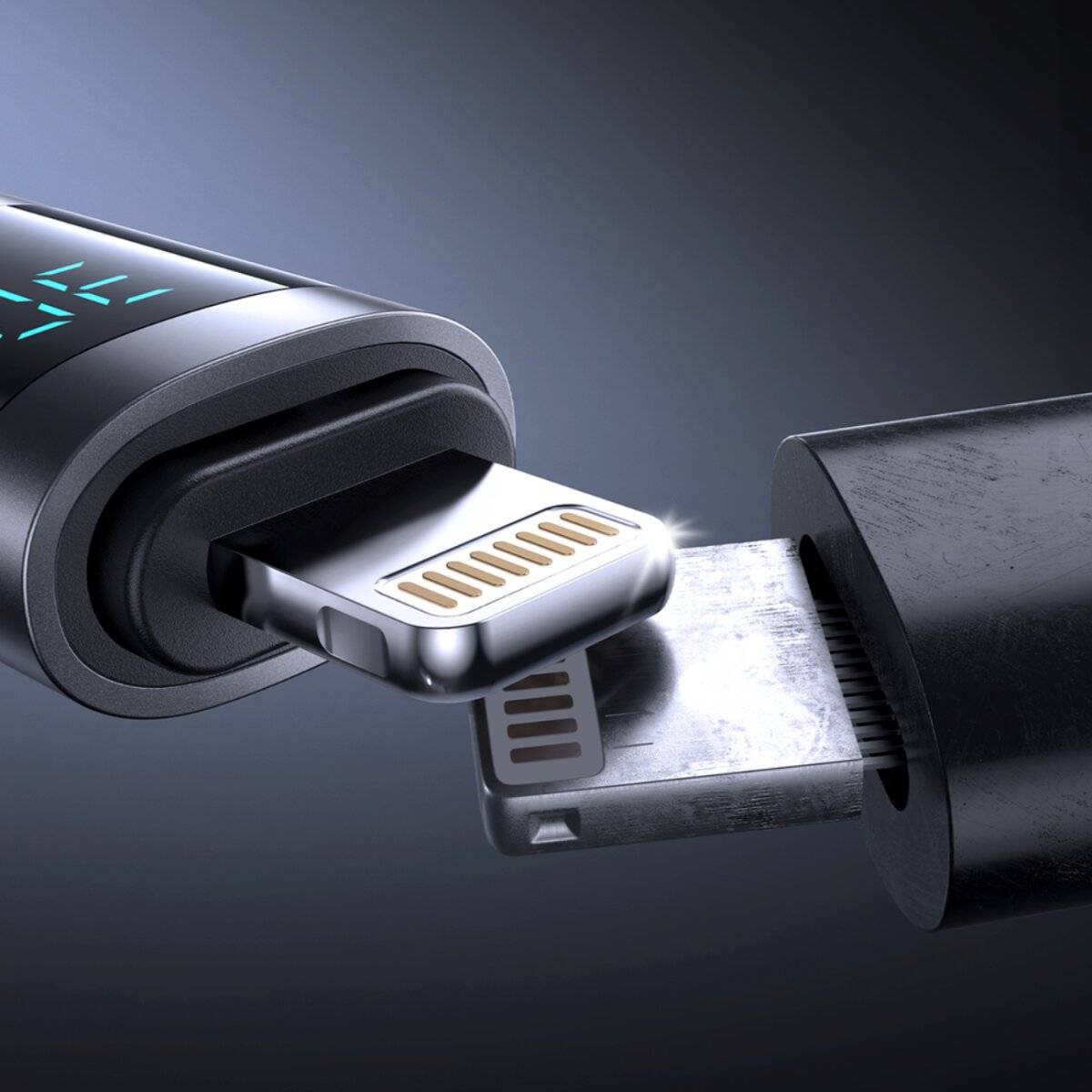 Joyroom S-A16 Pro Prism Series 30W USB-C - Lightning Kabel Display 1,2m Schwarz