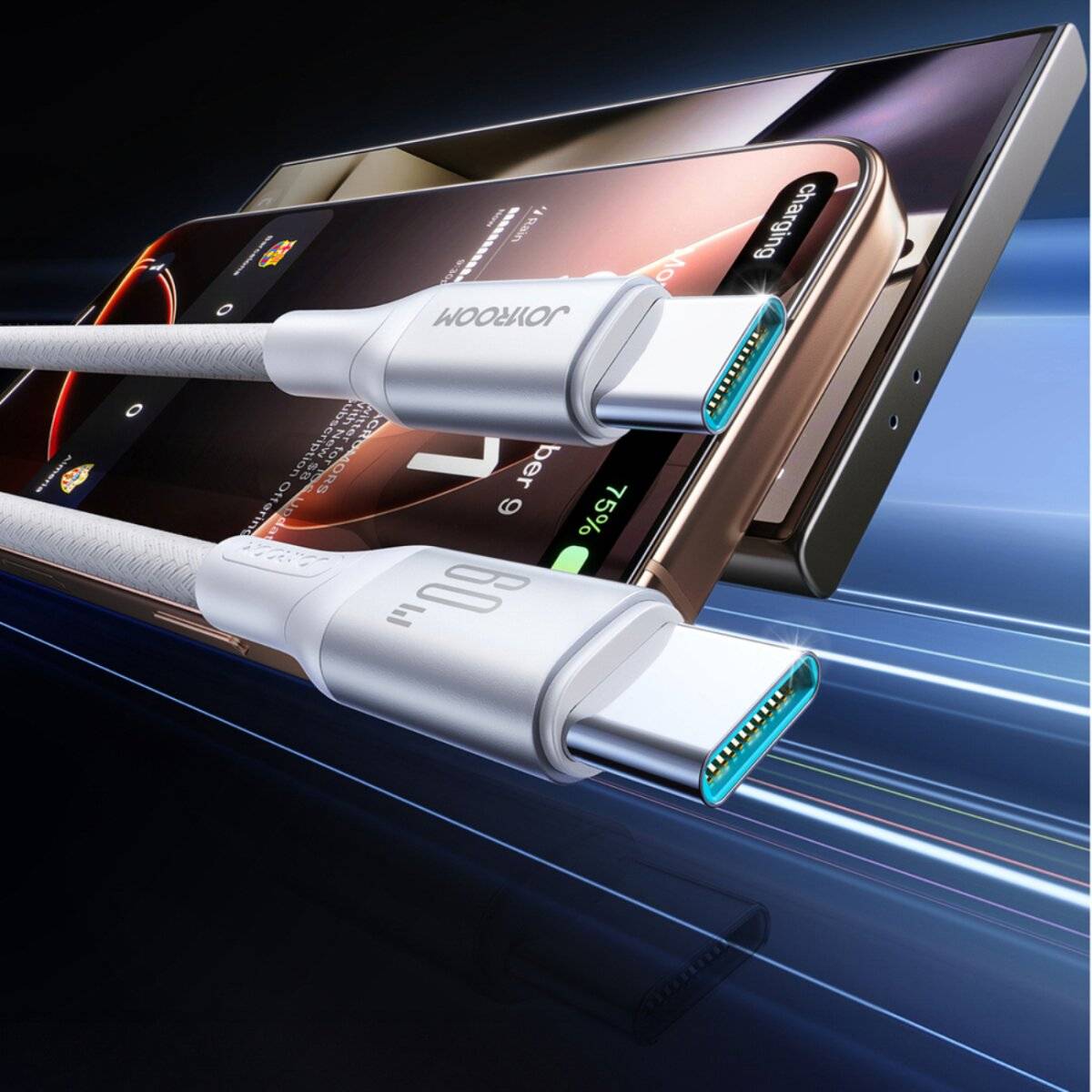 Joyroom S-A28 Flash Series 60W USB-C - Kabel 2m Weiß