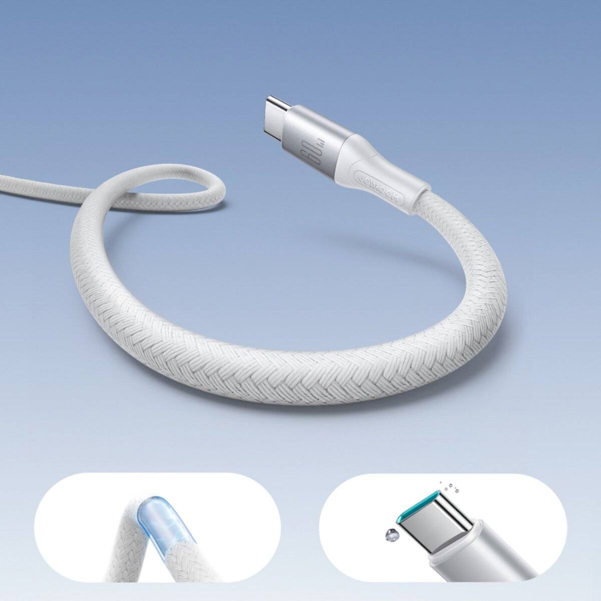 Joyroom S-A28 Flash Series 60W USB-C - Kabel 2m Weiß