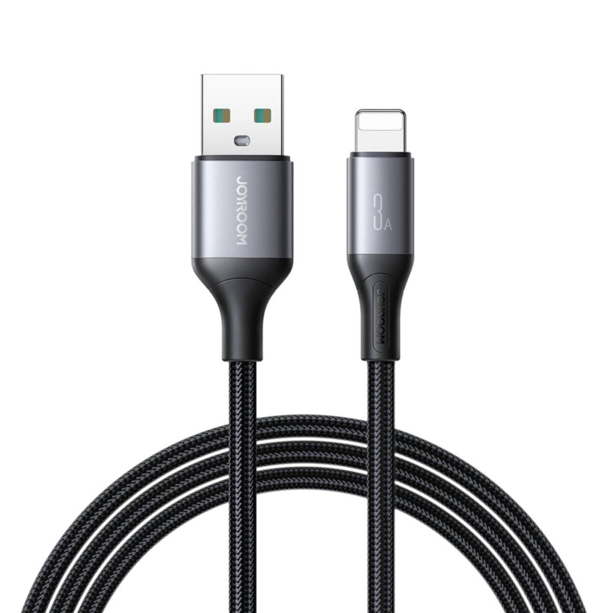 Joyroom S-A28 Flash Series 3A USB-A - Lightning Kabel 2 m Schwarz