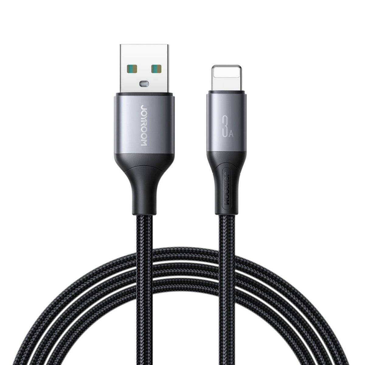 Joyroom S-A28 Flash Series 3A USB-A - USB-C Kabel 1m schwarz