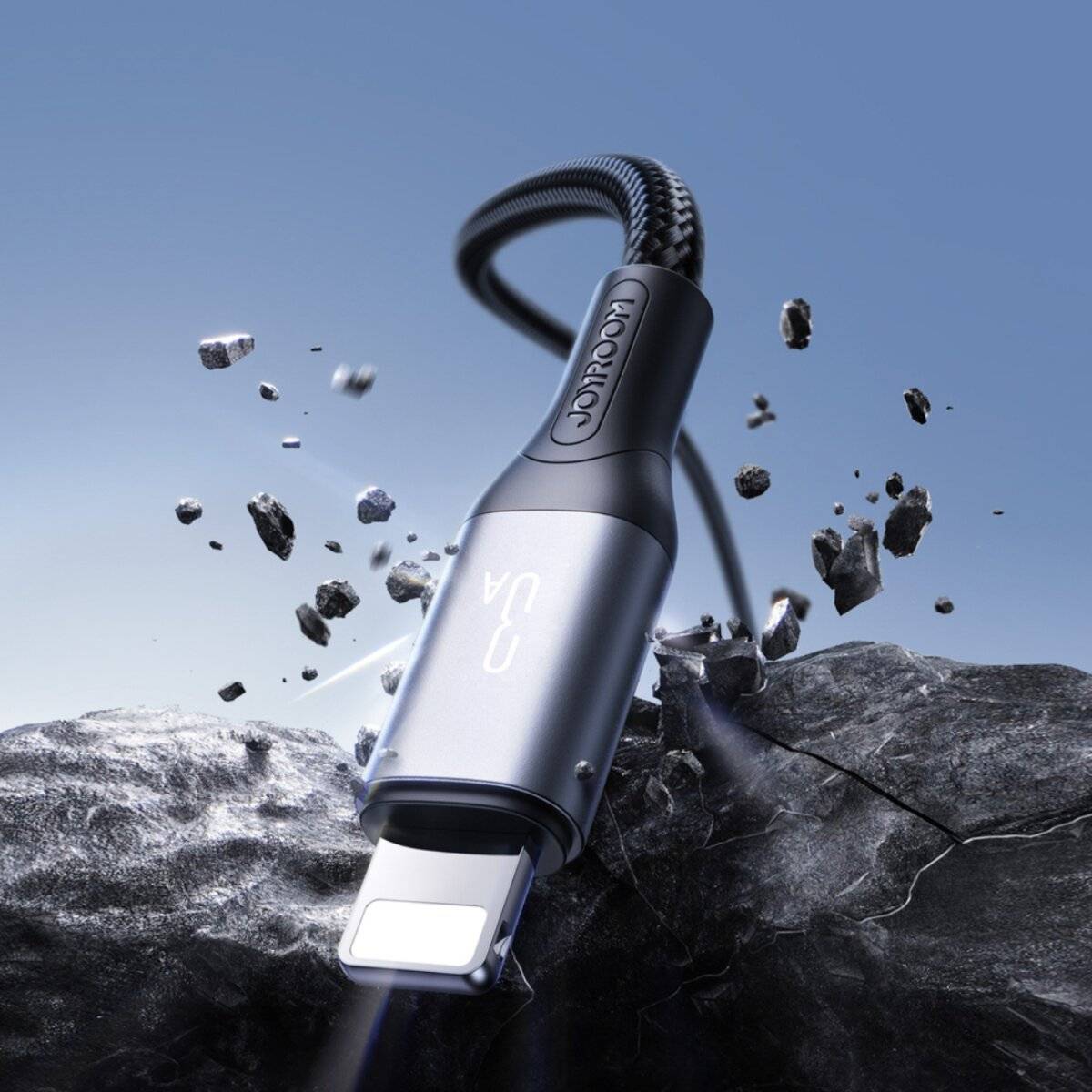 Joyroom S-A28 Flash Series 3A USB-A - USB-C Kabel 1m schwarz