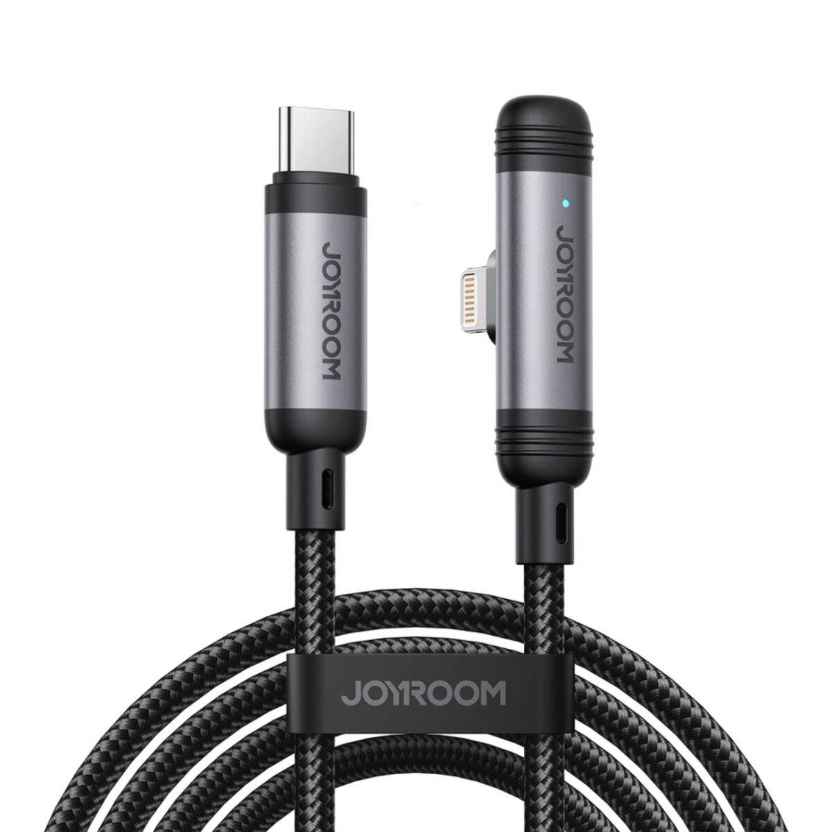 Joyroom S-A56 EnjoyX Series 90° USB-C - Lightning Kabel 30W 1,2m schwarz