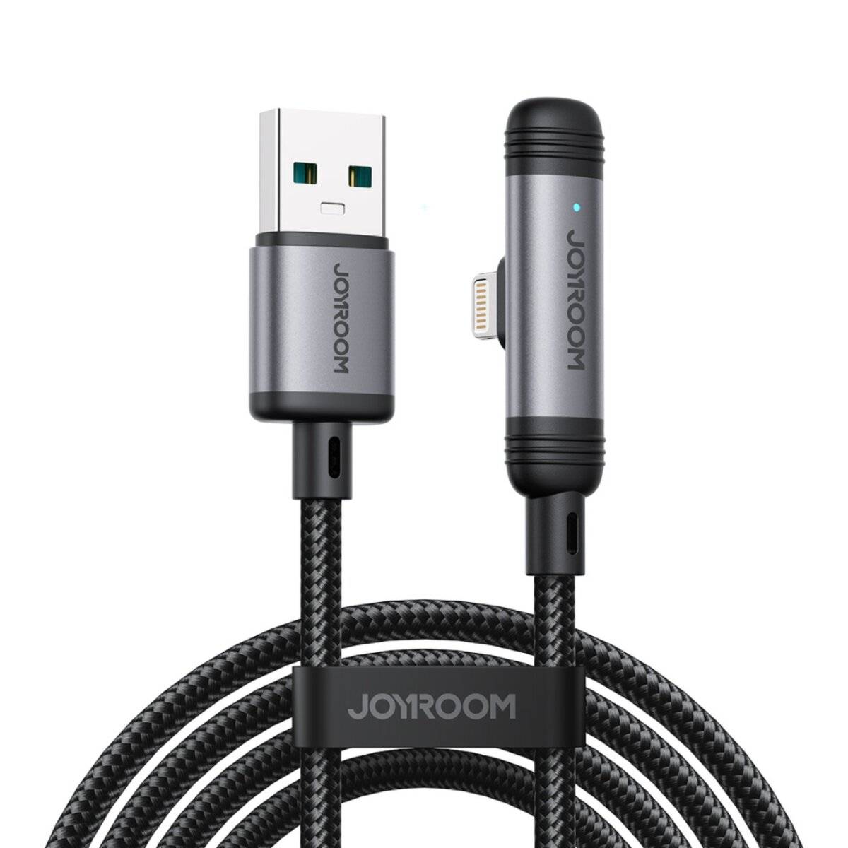 Joyroom S-A56 EnjoyX Series 90° USB-A - Lightning 3A Kabel 1,2m schwarz