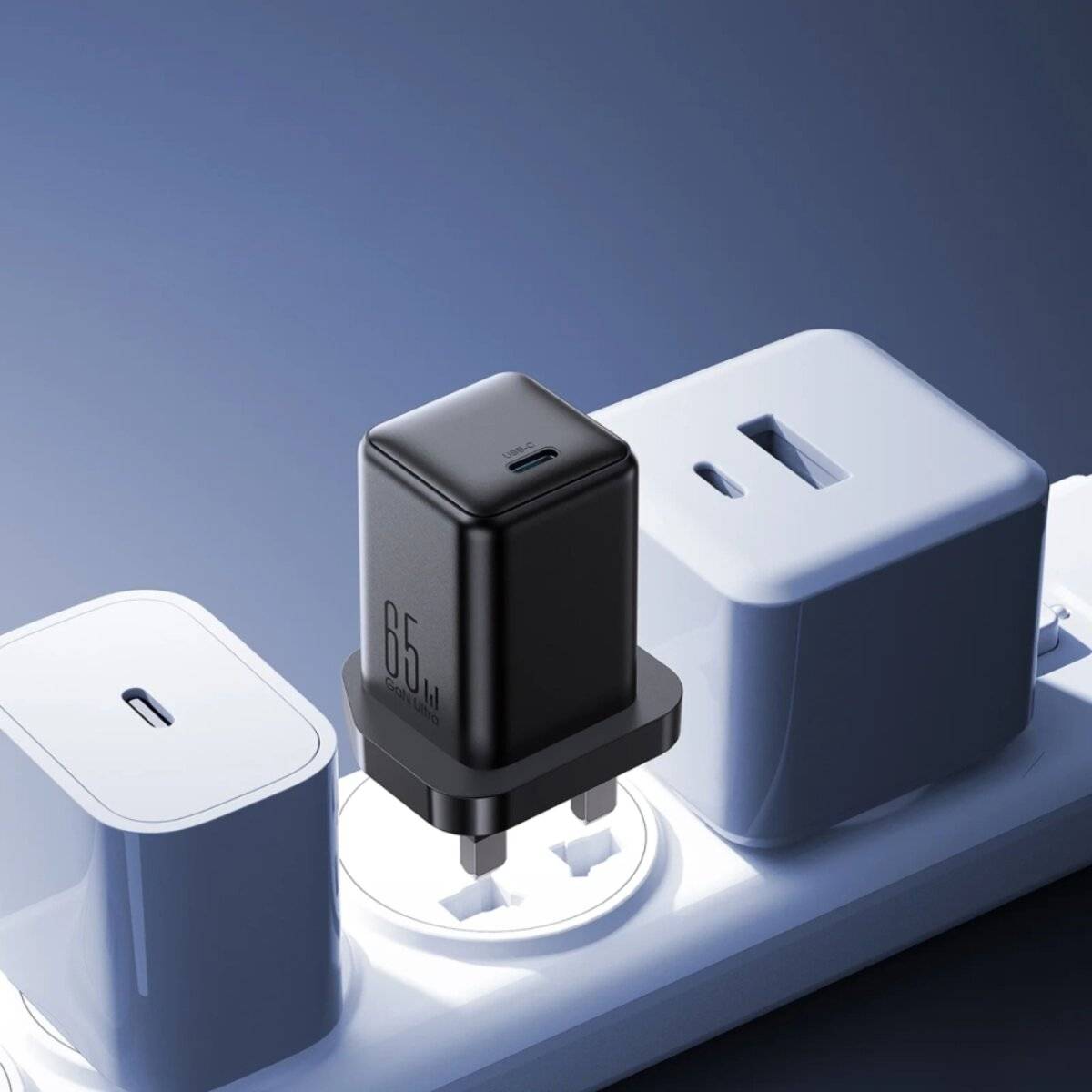 Joyroom JR-TCG18 65W Wandladegerät 1 x USB-C (UK-Stecker) – Schwarz