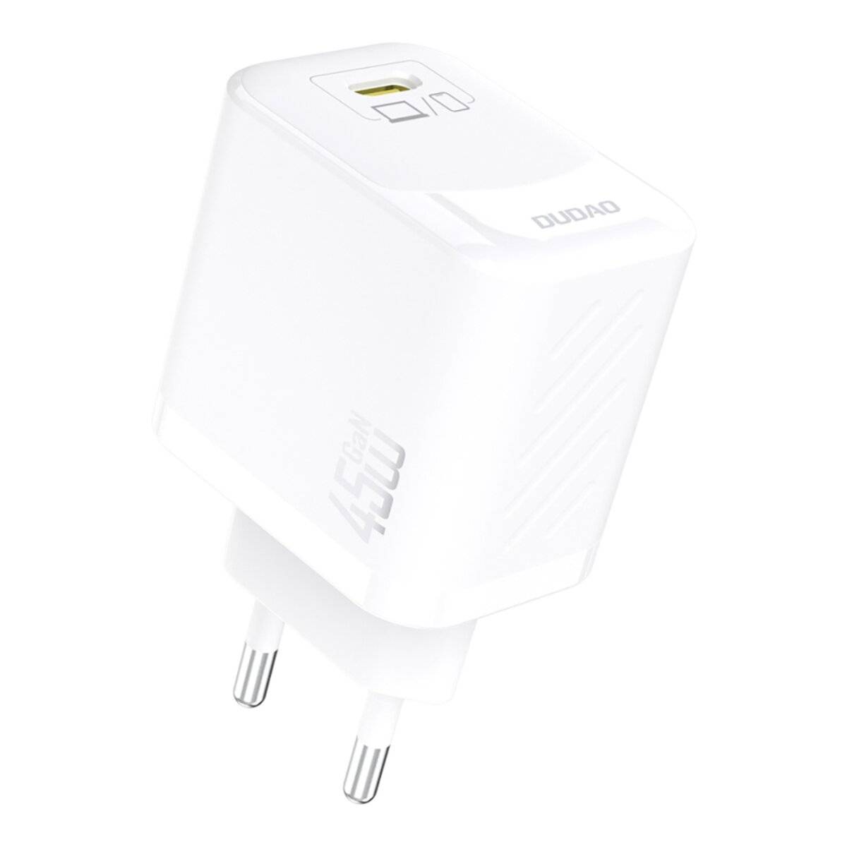 Dudao A28C 45W GaN Wandladegerät + USB-C Kabel – Weiß