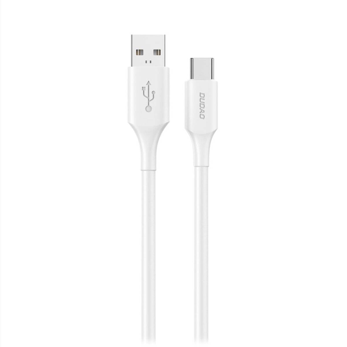 Dudao L2sT USB-A – USB-C 6A Kabel 1,2 m – Weiß