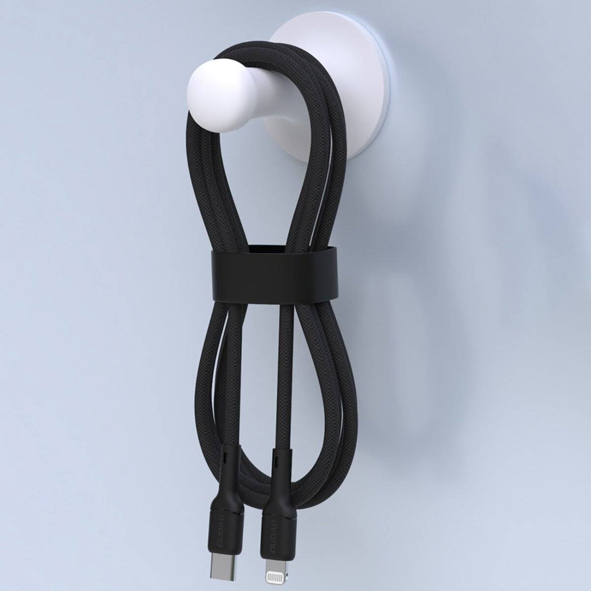 Dudao L9X 30W USB-C – Kompatibel mit iPhone (Kabel) 2 m – Schwarz