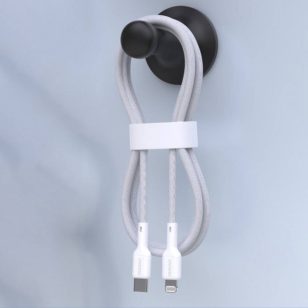 Dudao L9X 30W USB-C – Kompatibel mit iPhone (Kabel) 2 m – Weiß