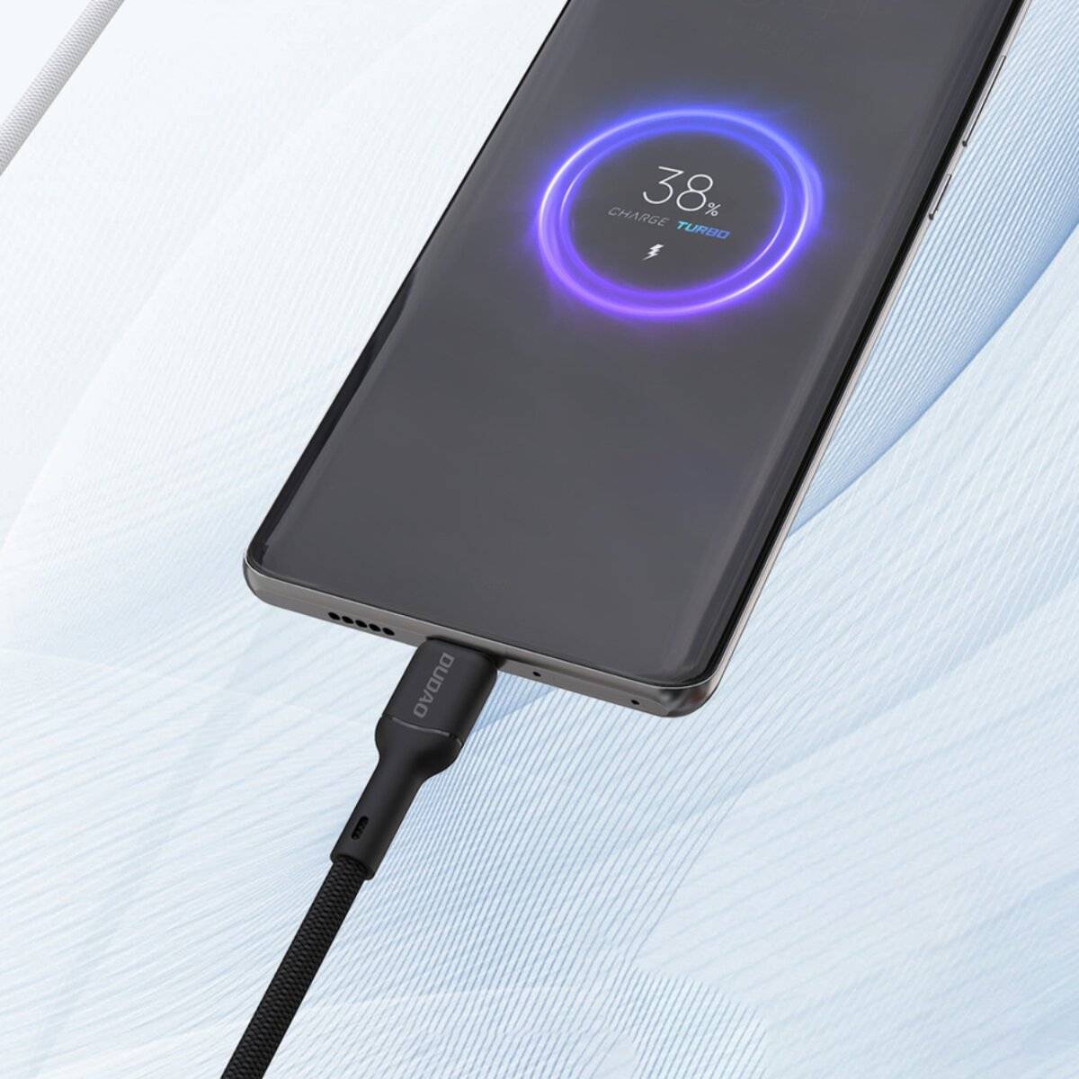 Dudao L9T 5A USB-A - USB-C Kabel 1m Schwarz