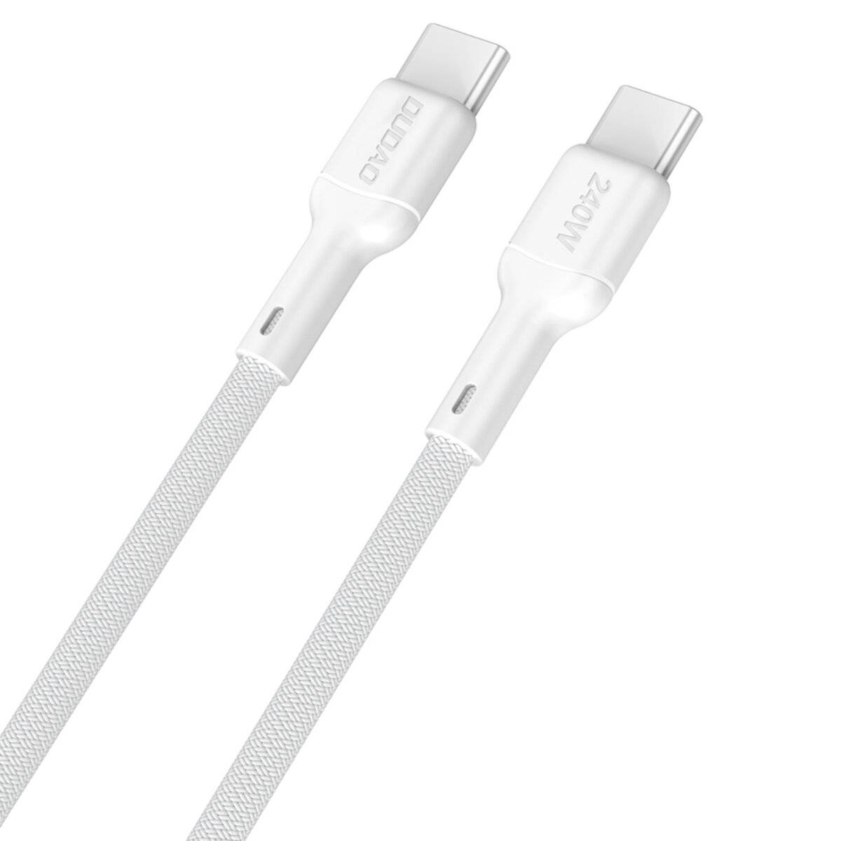 Dudao L9C Max 240W PD USB-C – USB-C Kabel 1,2 m – Weiß