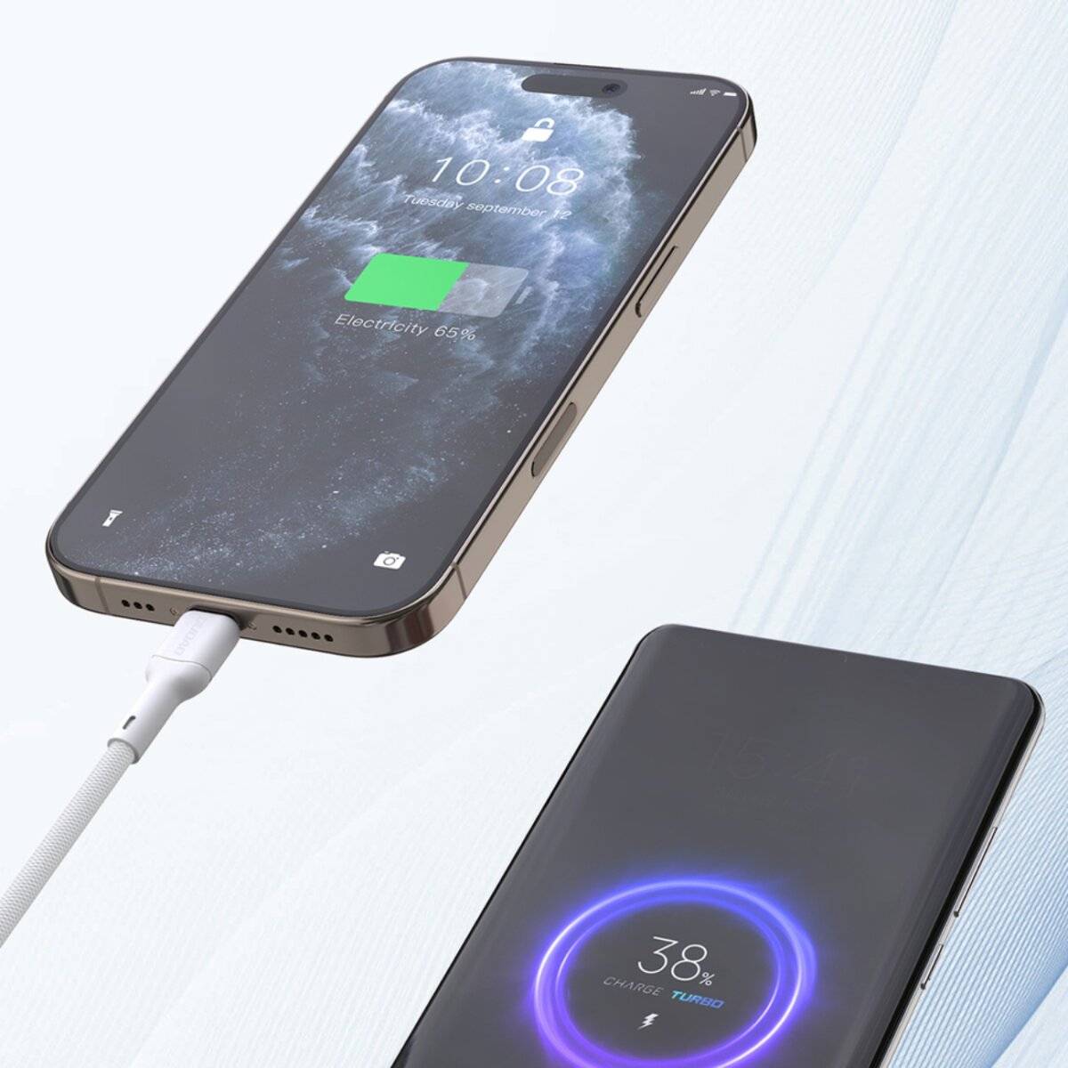 Dudao L9C Max 240W PD USB-C - Kabel 1,2m Weiß